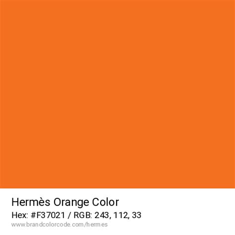 hermes logo color code.